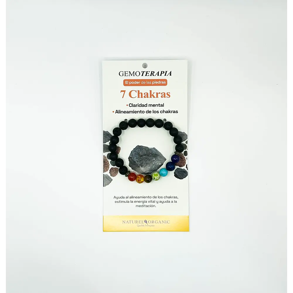 Pulsera unisex chakra lava