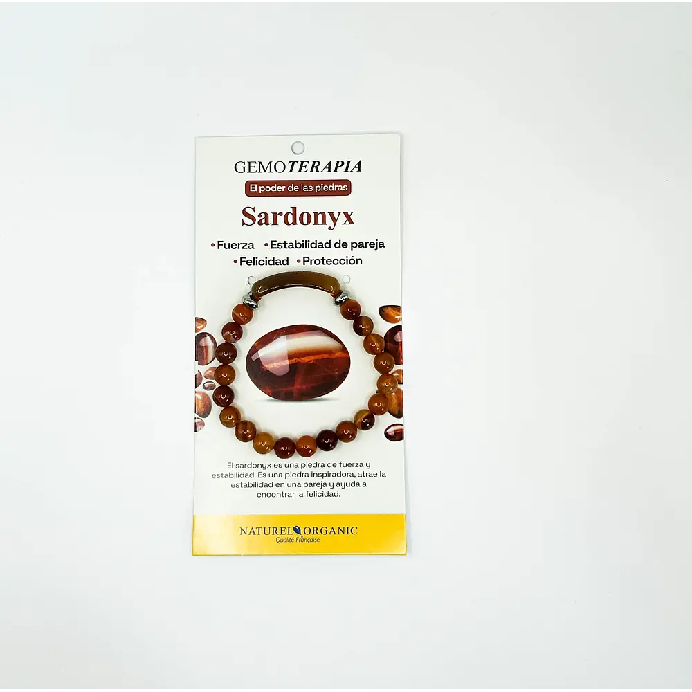 Pulsera mujer sardonyx