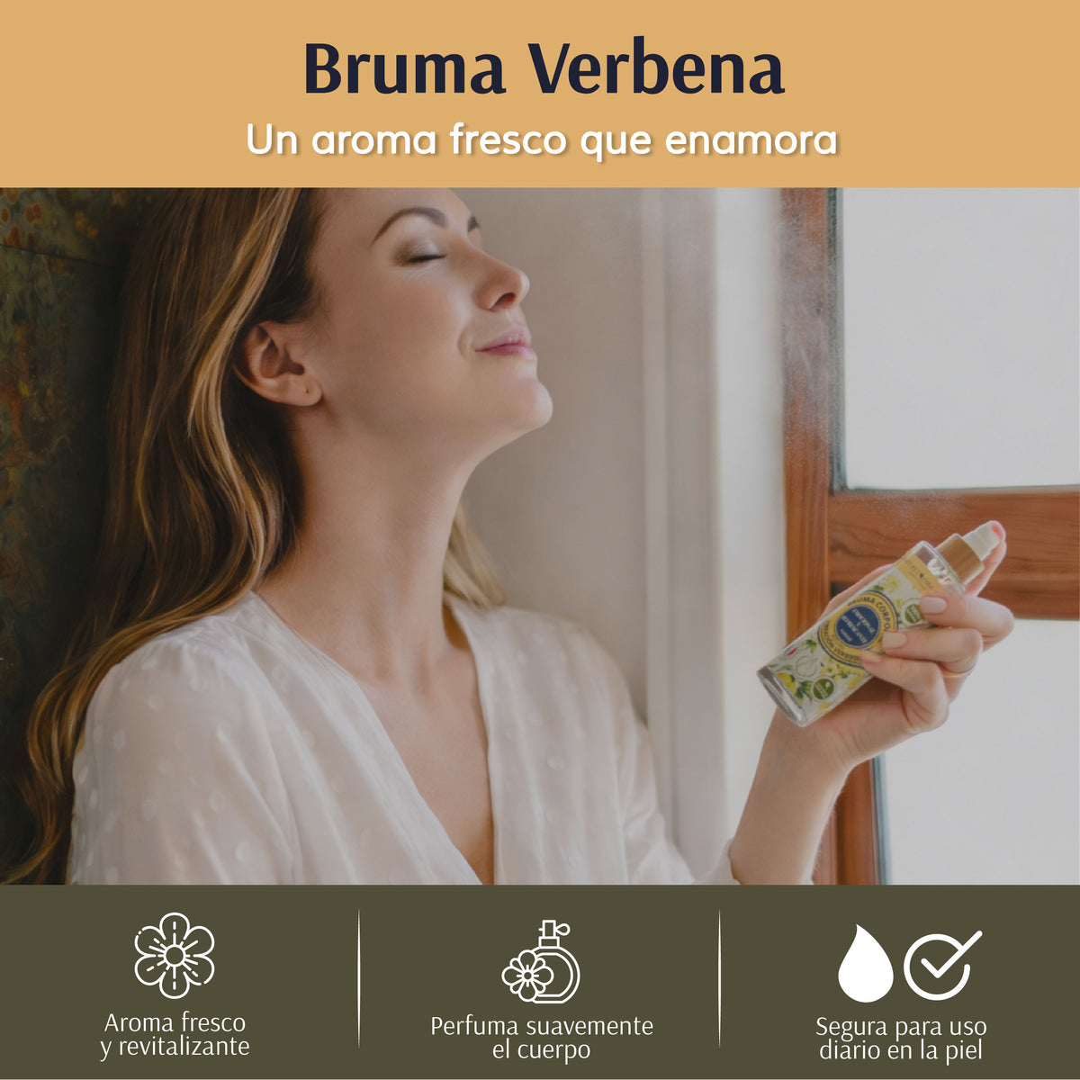 Bruma corporal Vibración Verbena 100ml