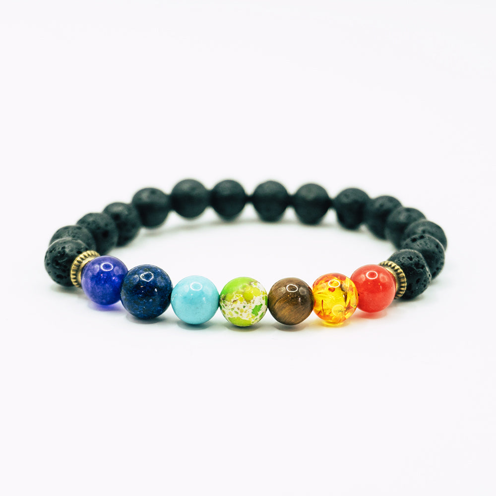 Pulsera unisex chakra lava