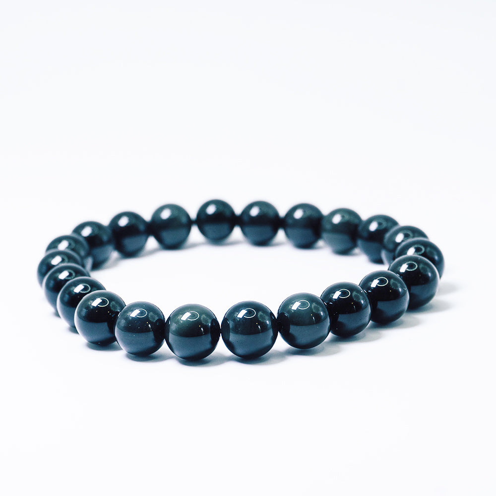 Pulsera unisex obsidiana